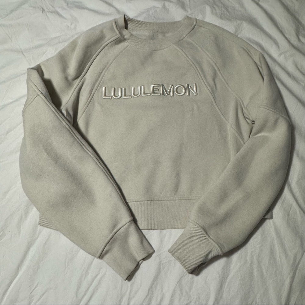 lululemon athletica Cream Women's Sweatshirt